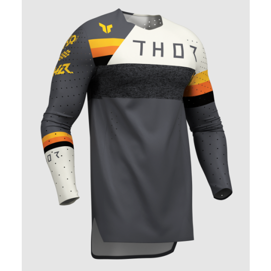 Мотокрос джърси THOR SPORTMODE LEAGUE CHAR/WHT