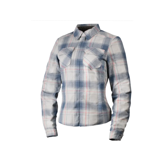 Дамска мото риза ICON Fallblock Flannel Grey