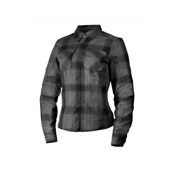 Дамска мото риза ICON Fallblock Flannel Black