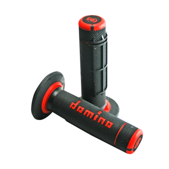 Ръкохватки DOMINO GRIPS DUALLY 1/2 WAF Black/Red