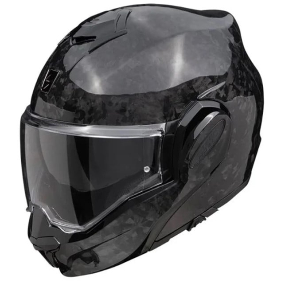 Модуларна каска SCORPION Exo-Tech Evo Carbon ONYX BLACK