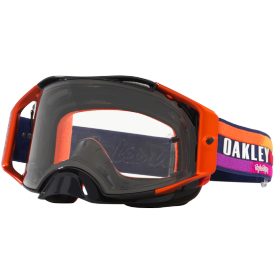 Мотокрос очила Oakley goggles Airbrake MX Troy Lee Designs Navy Sunrise Clear