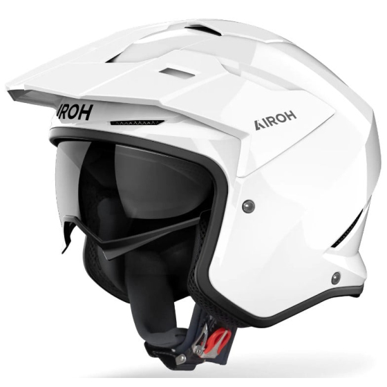 Kаска за скутер AIROH Kombakt WHITE Gloss