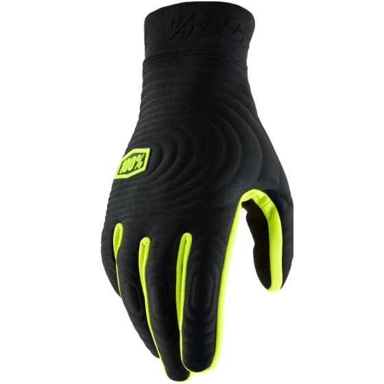 Мотокрос ръкавици 100% BRISKER XTREME BLACK/FLUO YELLOW