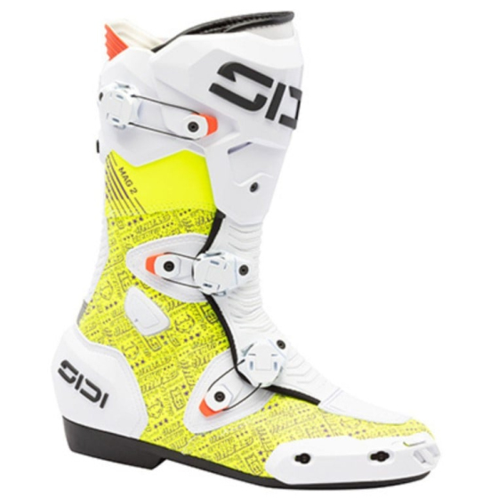 Мото ботуши SIDI MAG-2 AIR WHITE/YELLOW