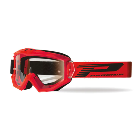 Мотокрос очила PROGRIP 3201 RED CLEAR