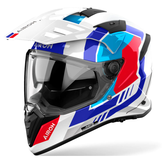 Каска AIROH BANDIT HORN WHITE GLOSS