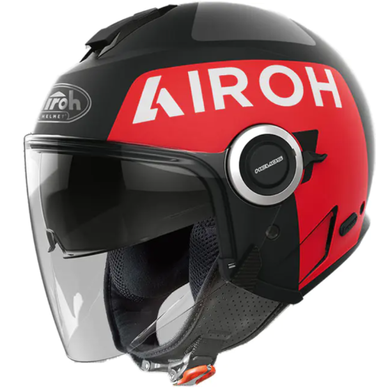 Kаска за скутер AIROH HELIOS UP BLACK MATT