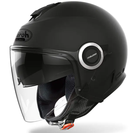 Kаска за скутер AIROH HELIOS BLACK MATT