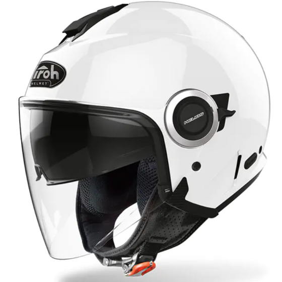 Kаска за скутер AIROH HELIOS WHITE GLOSS
