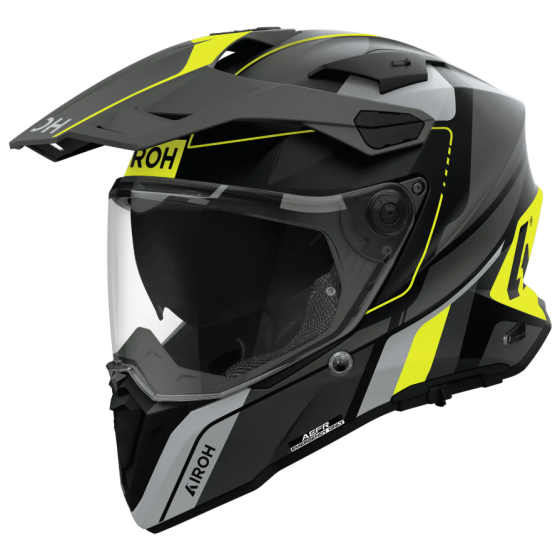 Каска AIROH COMMANDER 2 SKIP YELLOW MATT