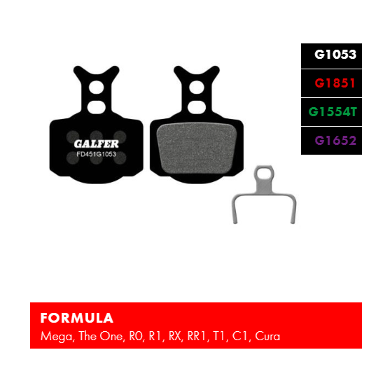 Вело спирачни накландки GALFER BIKE FD451G1053 PERFORMANCE Brake Pad