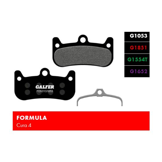 Вело спирачни накландки GALFER BIKE FD531G1053 PERFORMANCE Brake Pad