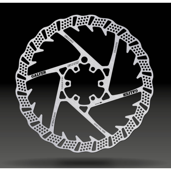 Вело спирачен диск GALFER BIKE DISC SHARK Ø180X2.0MM Brake Disc
