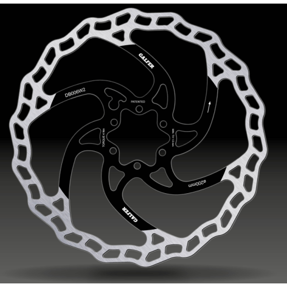 Вело спирачен диск GALFER BIKE DISC WAVE Ø200X2.0MM Brake Disc