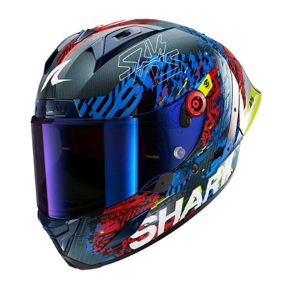 Каска SHARK AERON-GP FIM RACING SPEED-FANCY BLACK/BLUE/RED