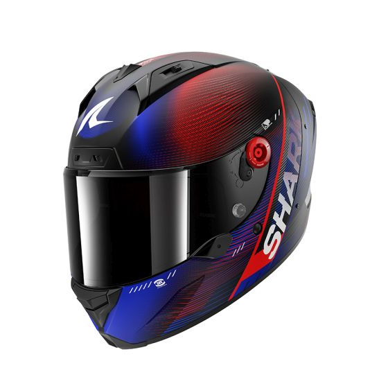 Каска SHARK AERON SPEED-TECH MAT BLACK/BLUE/RED