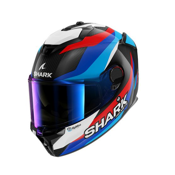 Каска SHARK SPARTAN GT PRO CARBON GUINTOLI BLUE/CARBON/RED