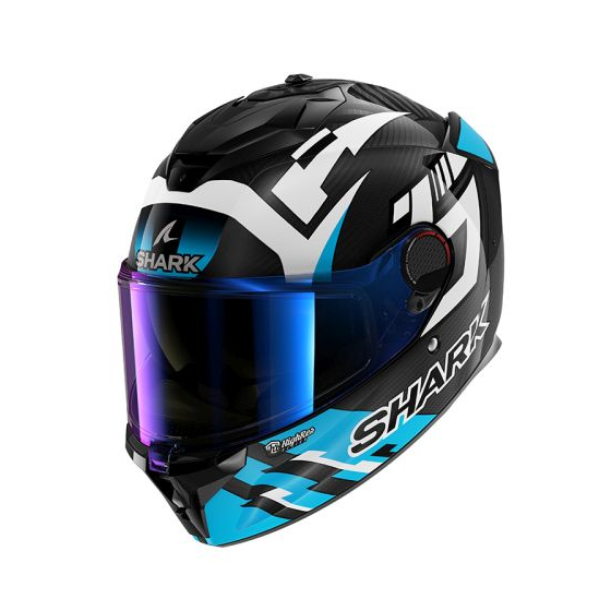 Каска SHARK SPARTAN GT PRO CARBON ZARCO TRACK RACER BLACK/BLUE/WHITE