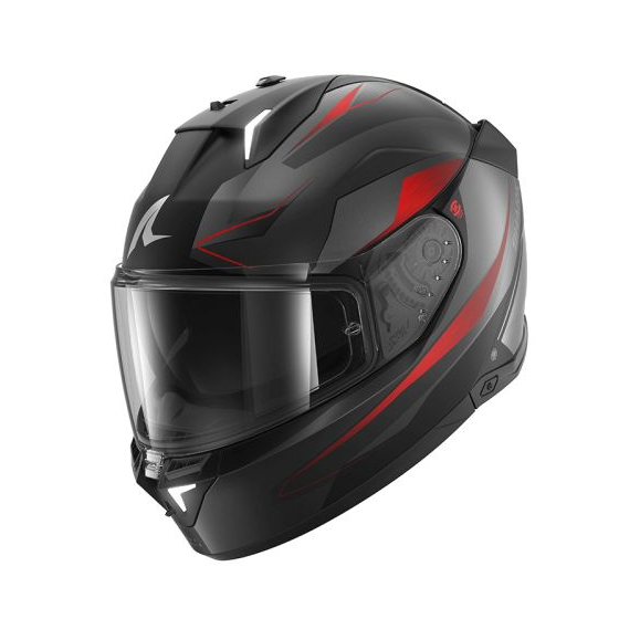 Каска SHARK SKWAL i3 MEKARIUM MAT BLACK/GREY/RED