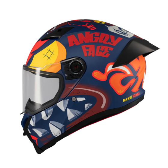 Каска AXXIS FENIX ANGRY FACE C5 MATT