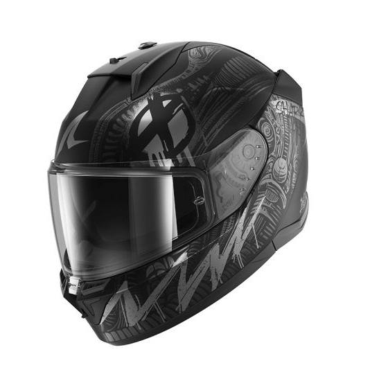 Каска SHARK D-SKWAL 3 SHIEVER MAT BLACK/GREY