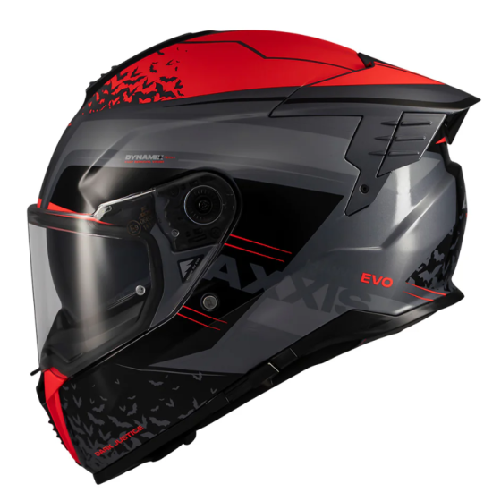 Каска AXXIS HAWK EVO SV DARK JUSTICE C4 MATT