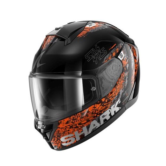 Каска SHARK RIDILL 2 SPEED-VIB MAT BLACK/ORANGE