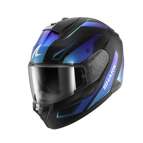 Каска SHARK RIDILL 2 MEKARIUM MAT BLACK/BLUE