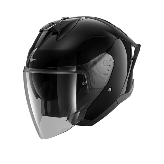 Каска за скутер SHARK SKWAL JET CUP BLANK BLACK