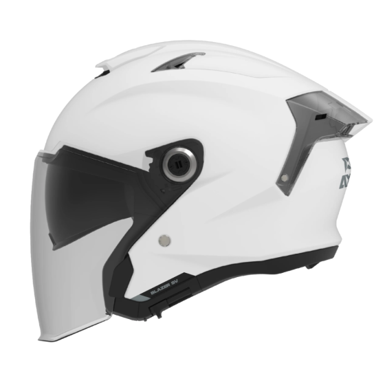 КАСКА ЗА СКУТЕР AXXIS BLAZER SV SOLID WHITE GLOSS