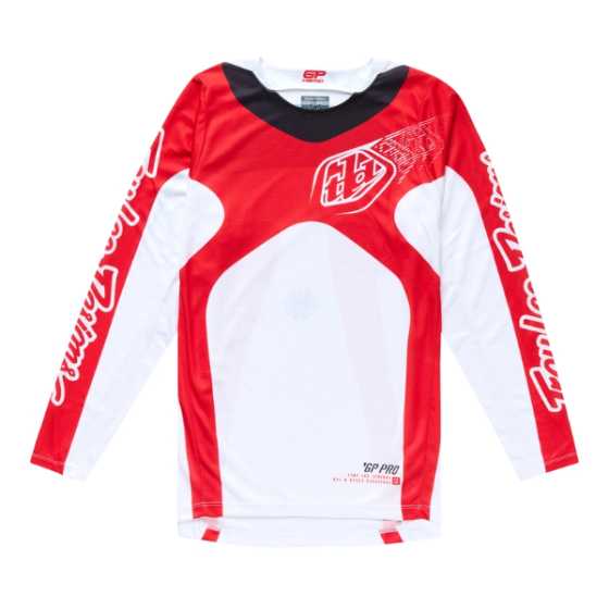 Мотокрос джърси TROY LEE DESIGNS GP Pro Frames Jersey - White/Red