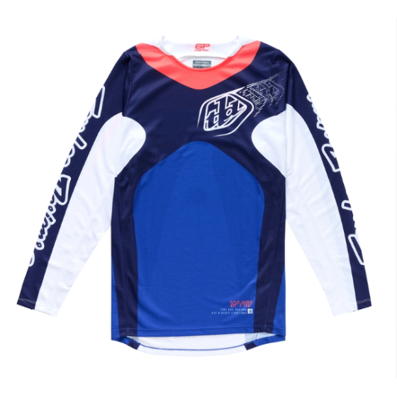 Мотокрос джърси TROY LEE DESIGNS GP Pro Frames Jersey - Navy/White