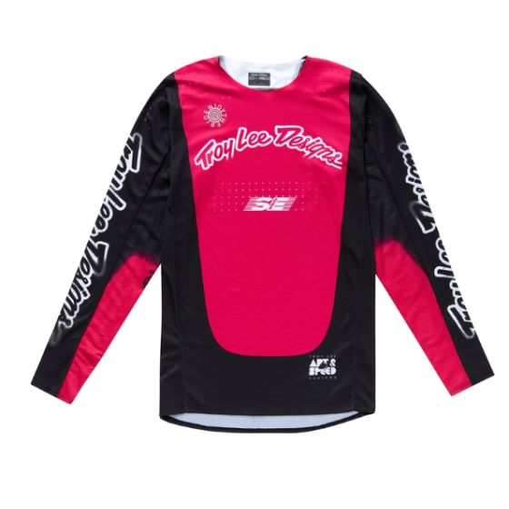 Mотокрос джърси TROY LEE DESIGNS SE PRO Roam Jersey - Black