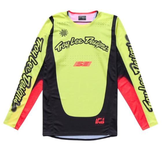 Mотокрос джърси TROY LEE DESIGNS SE PRO Roam Jersey - Black