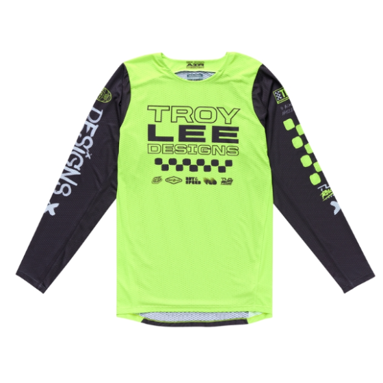 Детско мотокрос джърси TROY LEE DESIGNS GP Pro Standard Jersey - Glo Yellow/Black
