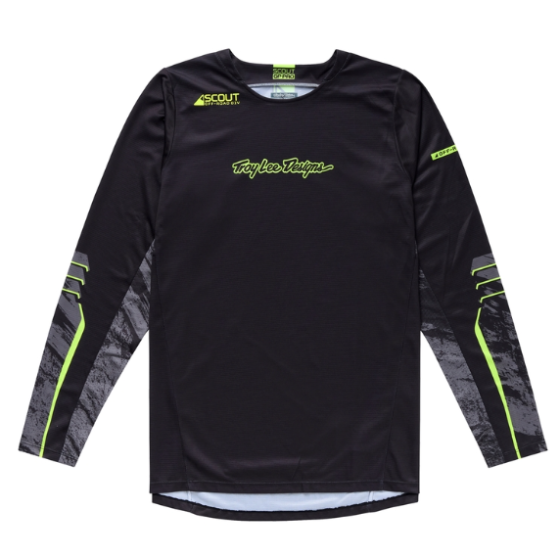 Mотокрос джърси TROY LEE DESIGNS Scout GP Pro Slab Jersey - Black