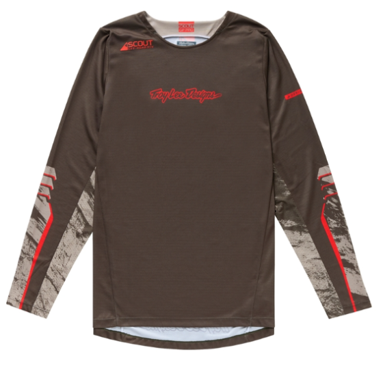 Mотокрос джърси TROY LEE DESIGNS Scout GP Pro Slab Jersey - Timber