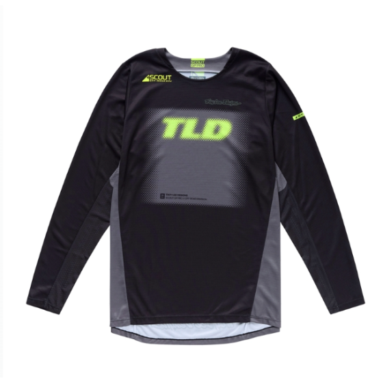 Mотокрос джърси TROY LEE DESIGNS Scout GP Pro Fade Out Jersey - Black