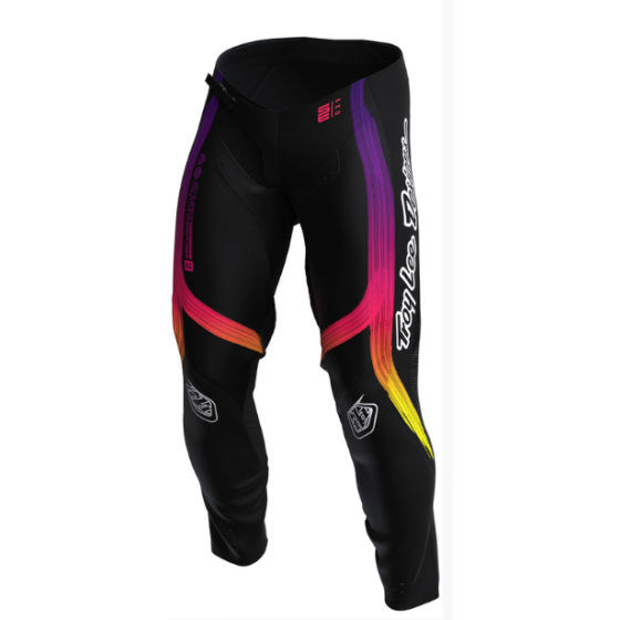 Мотокрос брич TROY LEE DESIGNS SE Pro Stripes Pants - Black/Multi