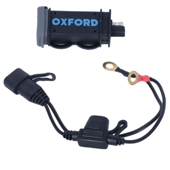 Комплект за зареждане с USB предпазител OXFORD 2,1A