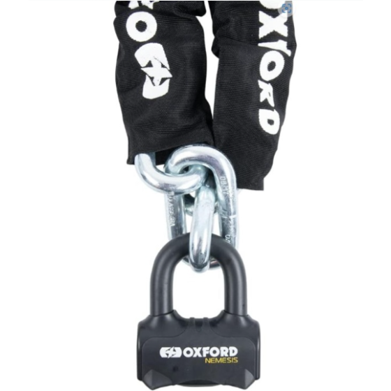 Верижна ключалка OXFORD Nemesis 16 мм с верига 2.0 м