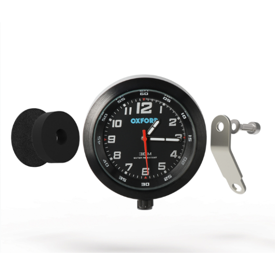 Аналогов часовник OXFORD, черен