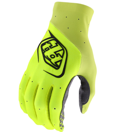 Мотокрос ръкавици TROY LEE DESIGNS SE Ultra Gloves - Solid Neon Yellow/Grey