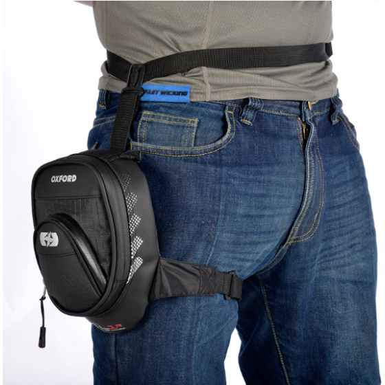 Чанта за крака OXFORD L1R, черна, 1 л