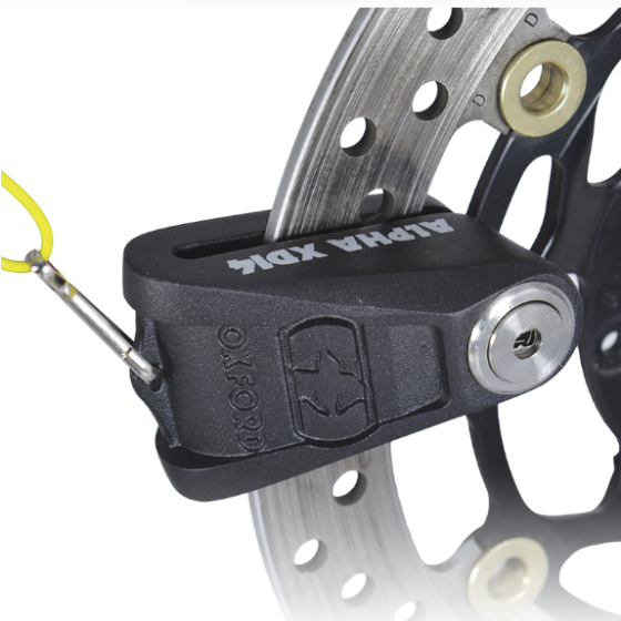 Заключване за диск OXFORD Alpha XD14 - Ø14 мм, черно