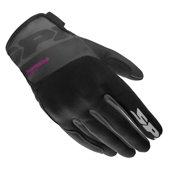 Дамски текстилни мото ръкавици SPIDI FLASH-KP BLACK/FUCHSIA