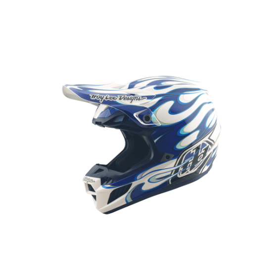 Mотокрос каска TROY LEE DESIGNS SE5 Composite Torched - Blue