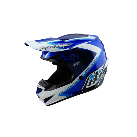 Мотокрос каска TROY LEE DESIGNS GP Shutter - Blue/White