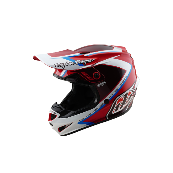 Мотокрос каска TROY LEE DESIGNS GP Shutter - Red/White